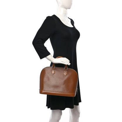 Louis Vuitton Epi Alma PM Cannelle 2 of 11