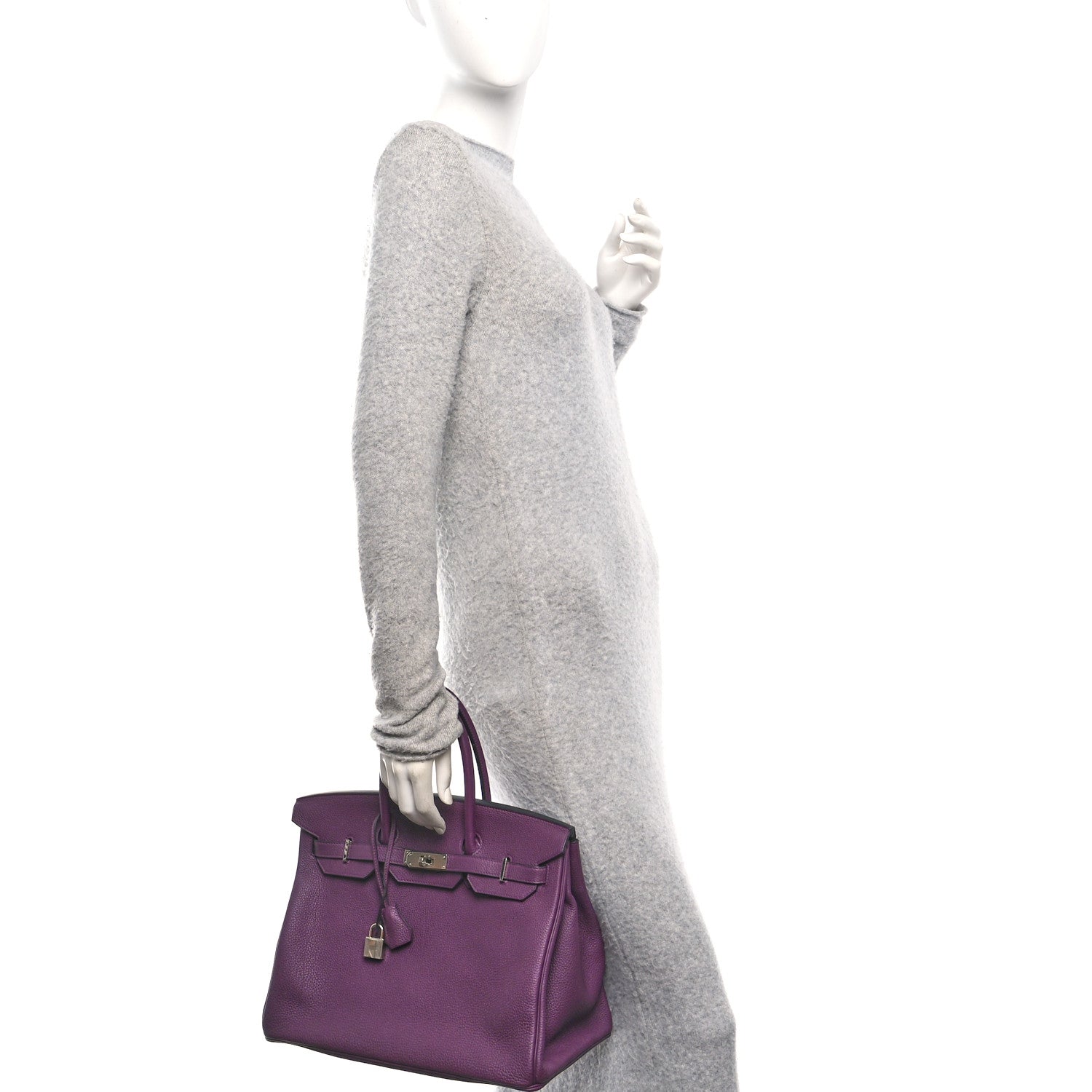 Hermes Togo Birkin 35 Cassis 2 of 11