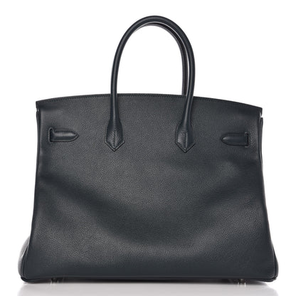Hermes Taurillon Novillo Birkin 35 Vert Cypress 32 of 37