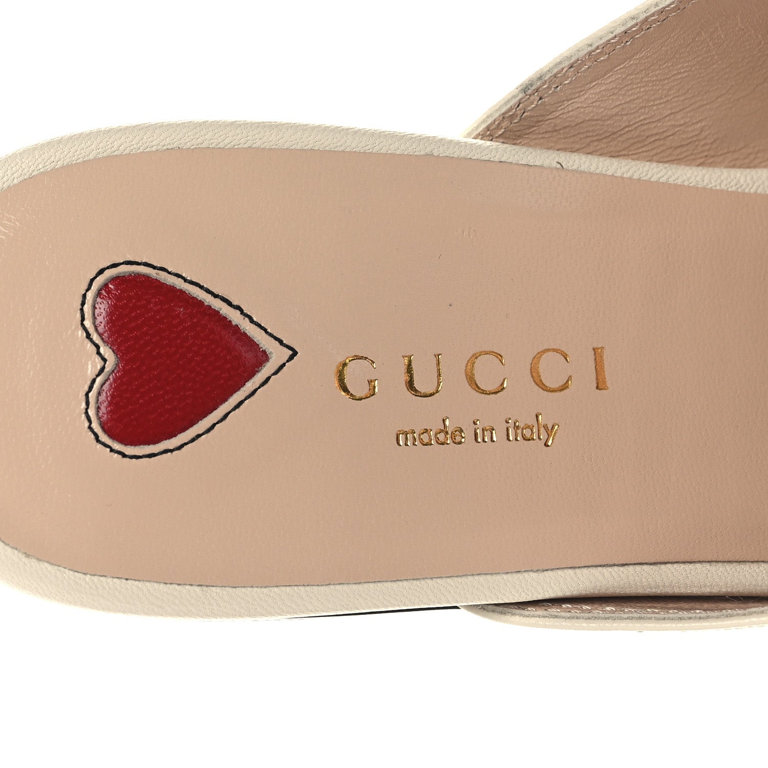 Gucci Malaga Kid Web Womens Princetown Slippers 35 Mystic White 8 of 10