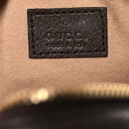 Gucci GG Supreme Monogram Web Mini Ophidia Round Shoulder Bag Brown 6 of 10