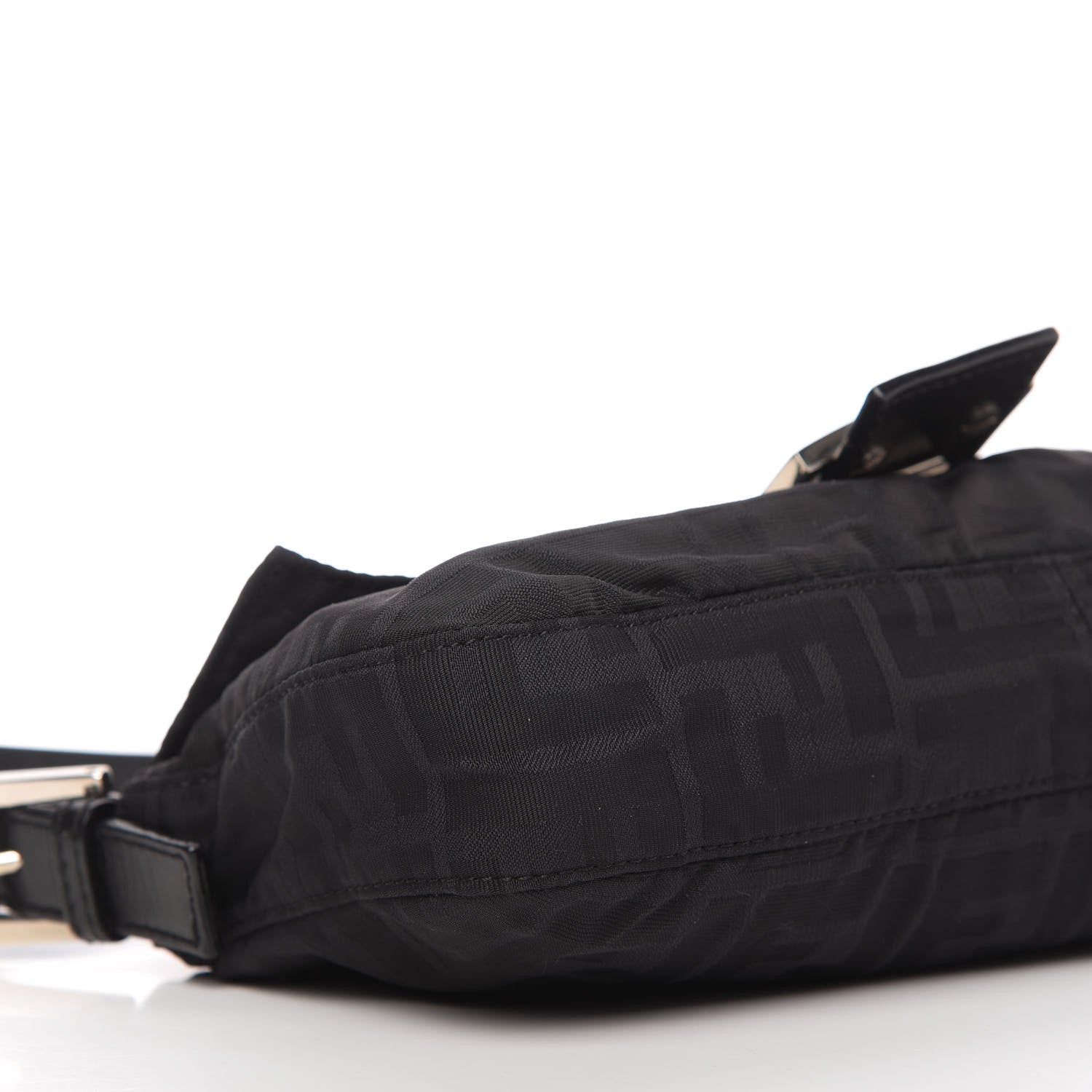 Fendi Nylon Zucca Baguette Black 6 of 9