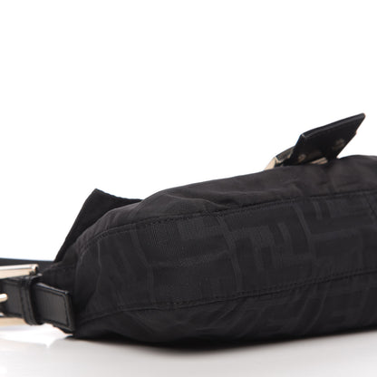 Fendi Nylon Zucca Baguette Black 6 of 9