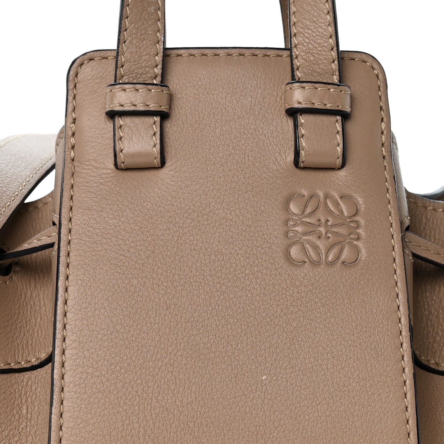Loewe Calfskin Mini Hammock Shoulder Bag Light Oat 8 of 10