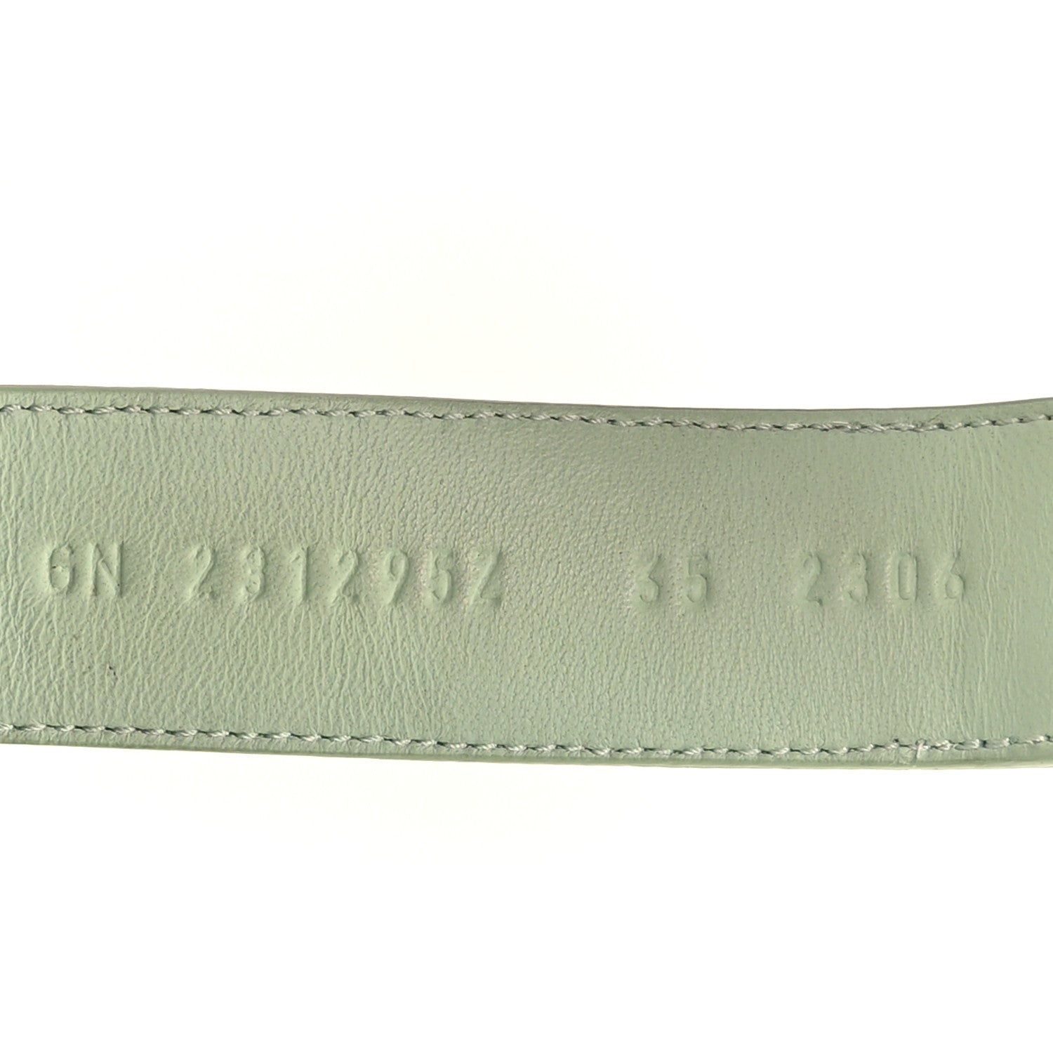 Hermes Epsom Womens Chypre Sandals 35 Vert Jade 9 of 10