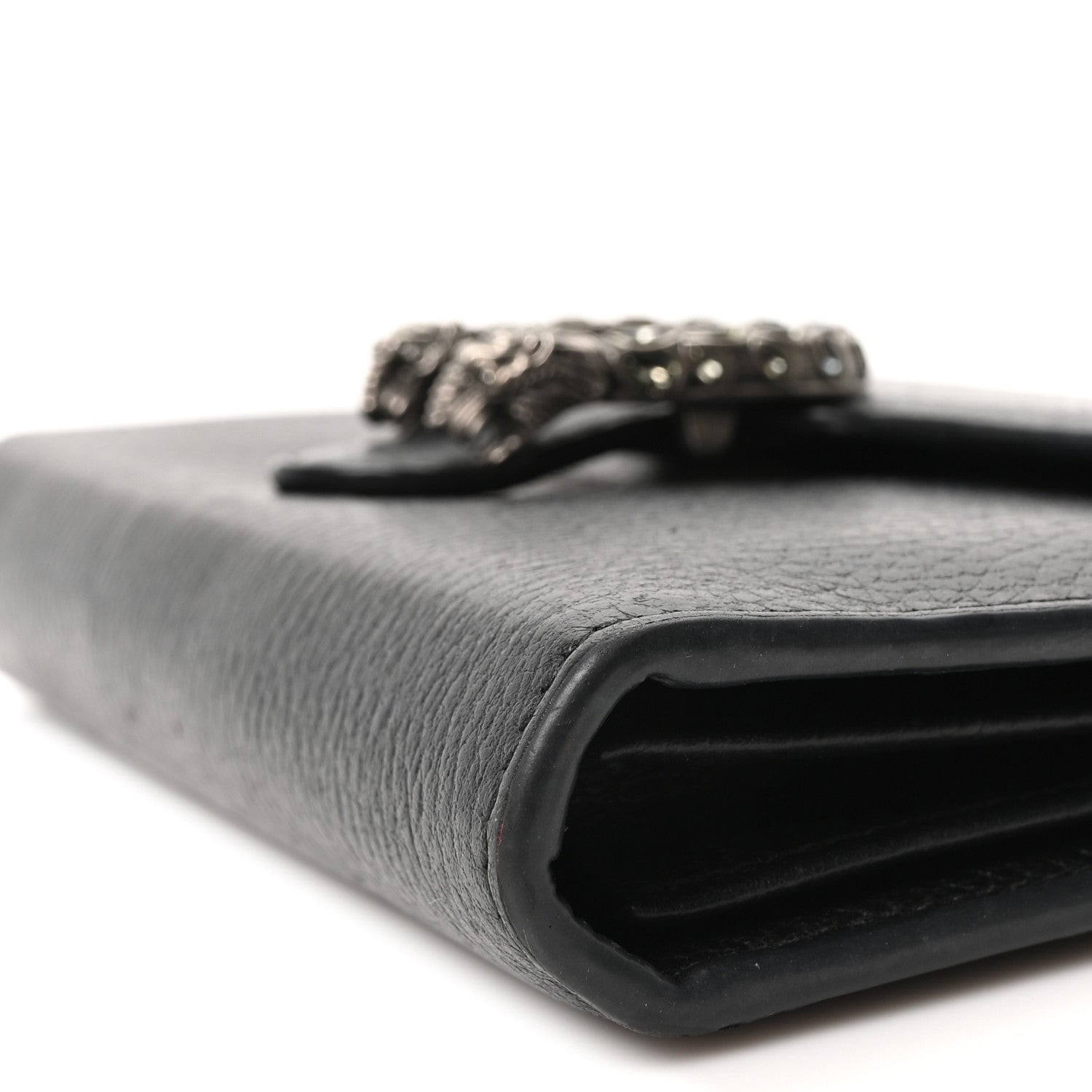 Gucci Calfskin Mini Dionysus Chain Wallet Black 9 of 9