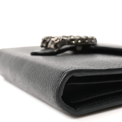 Gucci Calfskin Mini Dionysus Chain Wallet Black 9 of 9