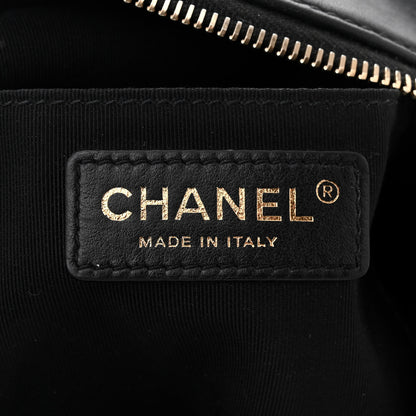 Chanel Lambskin Quilted Waist Bag Fanny Pack Black 6 of 11