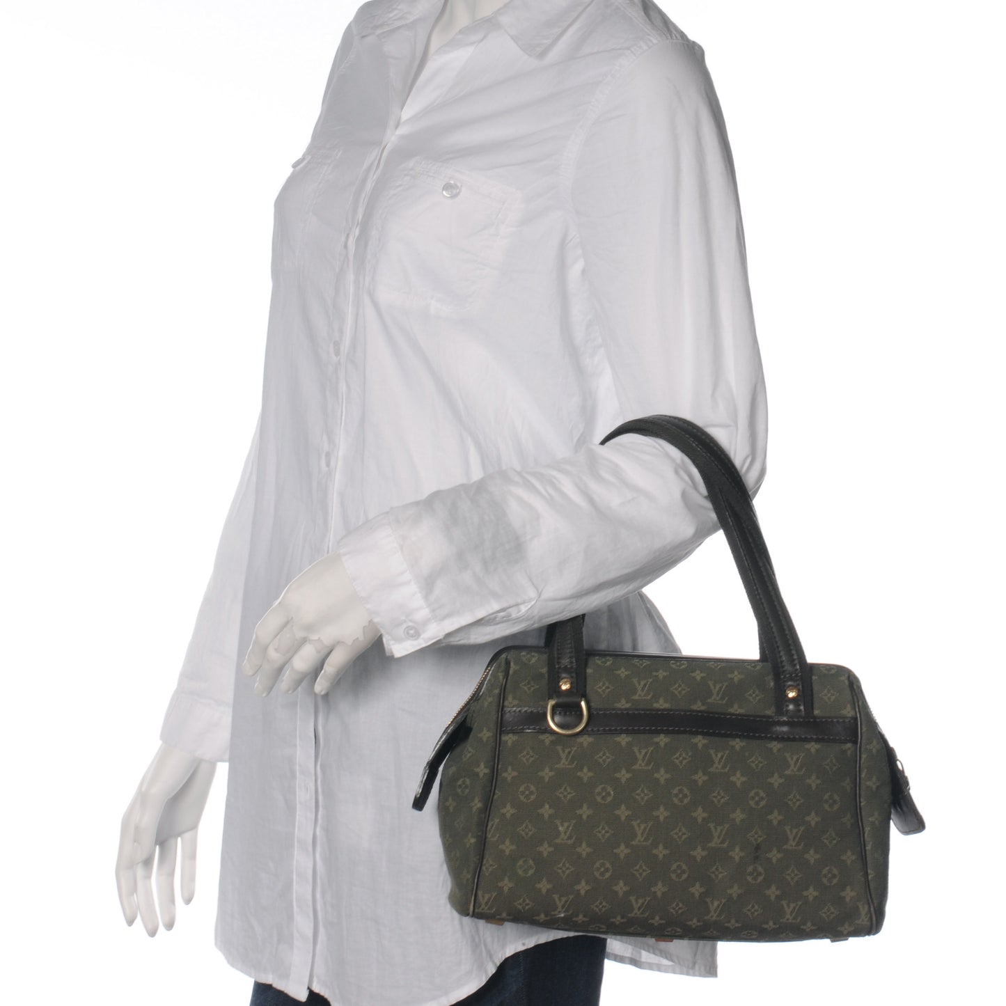 Mini Monogram Josephine PM Dark Kaki