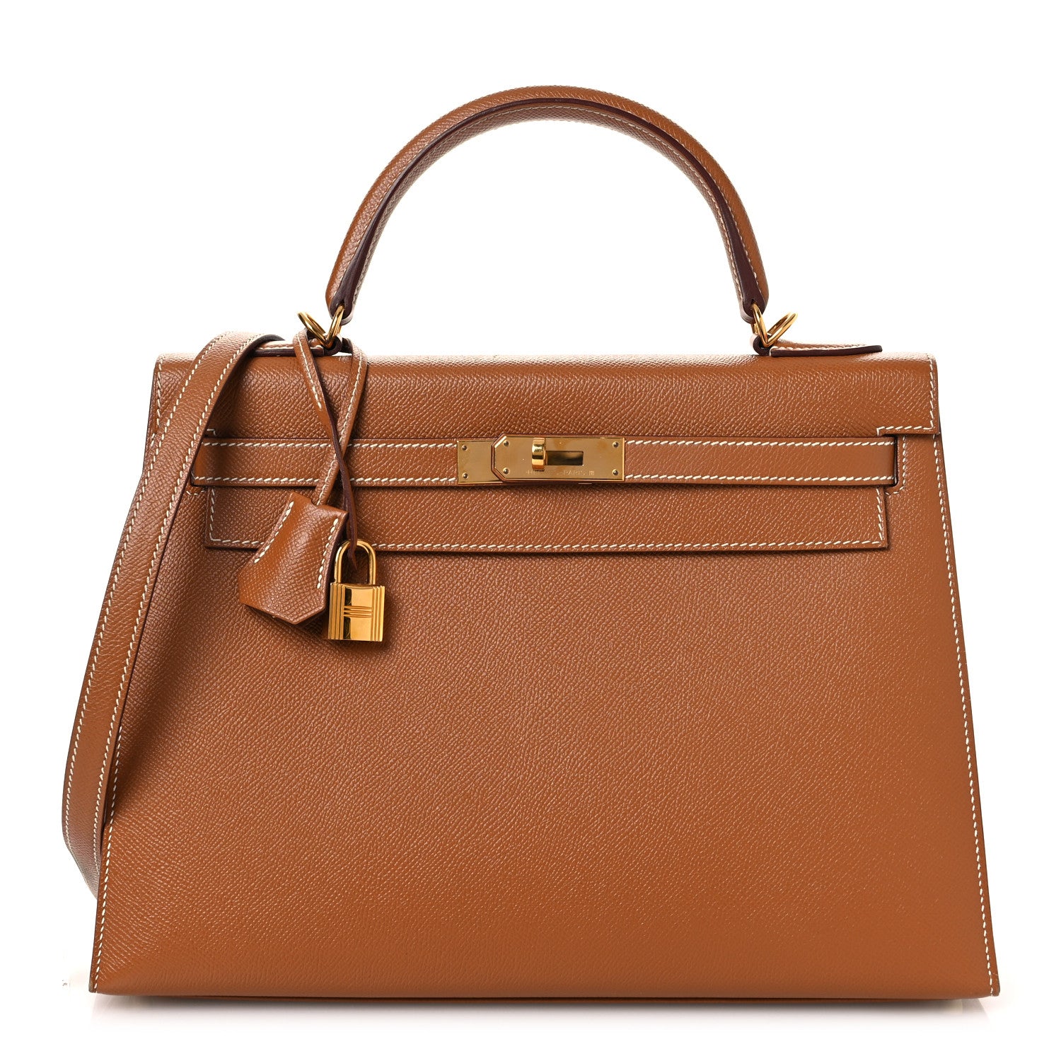Hermes Epsom Kelly Sellier 32 Gold 1 of 15