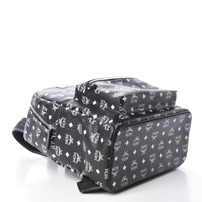 MCM Visetos Medium Stark Backpack Black 4 of 9