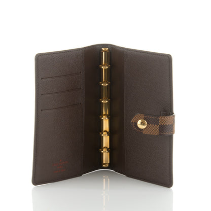 Louis Vuitton Damier Ebene Small Ring Agenda Cover 5 of 7