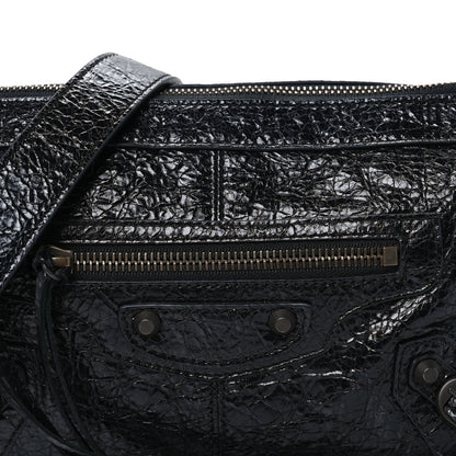 Balenciaga Agneau Arena Classic Hardware Mini Le City Moto Black 8 of 11