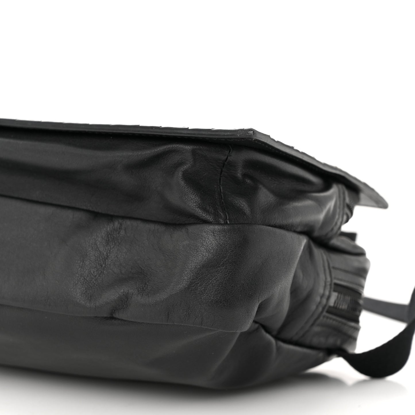 Nappa Intrecciato Belt Bag Black