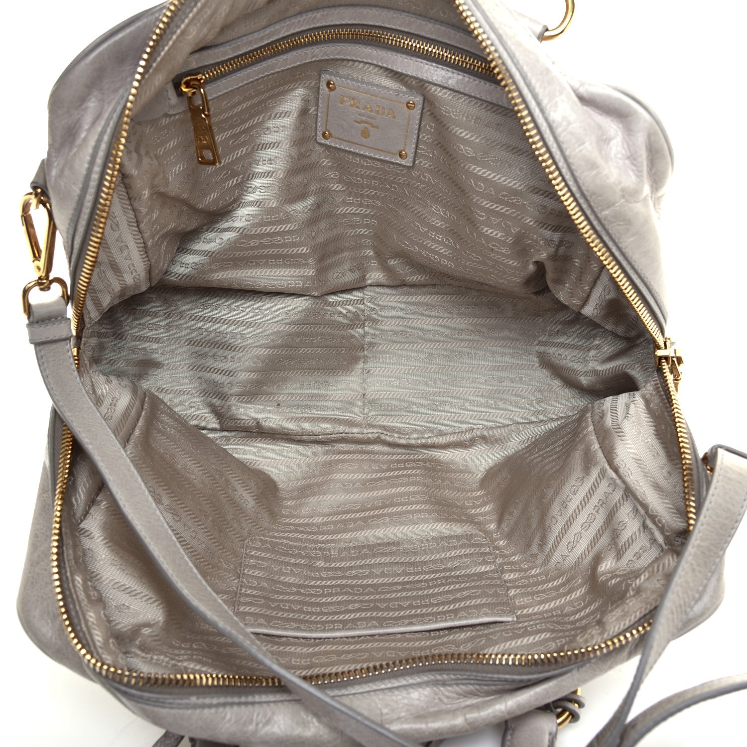 Prada Vitello Shine Bauletto Nube 5 of 10