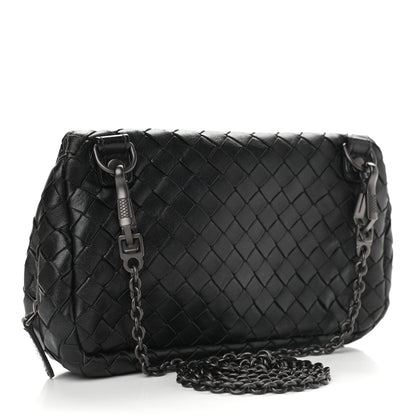 Bottega Veneta Nappa Intrecciato Small Chain Crossbody Black 3 of 11