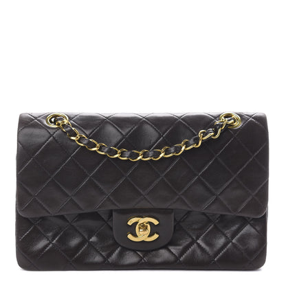 Chanel Lambskin Quilted Small Double Flap Black 1 of 11