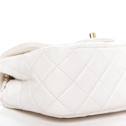 Chanel Lambskin Quilted Mini Pearl Crush Flap White 6 of 9
