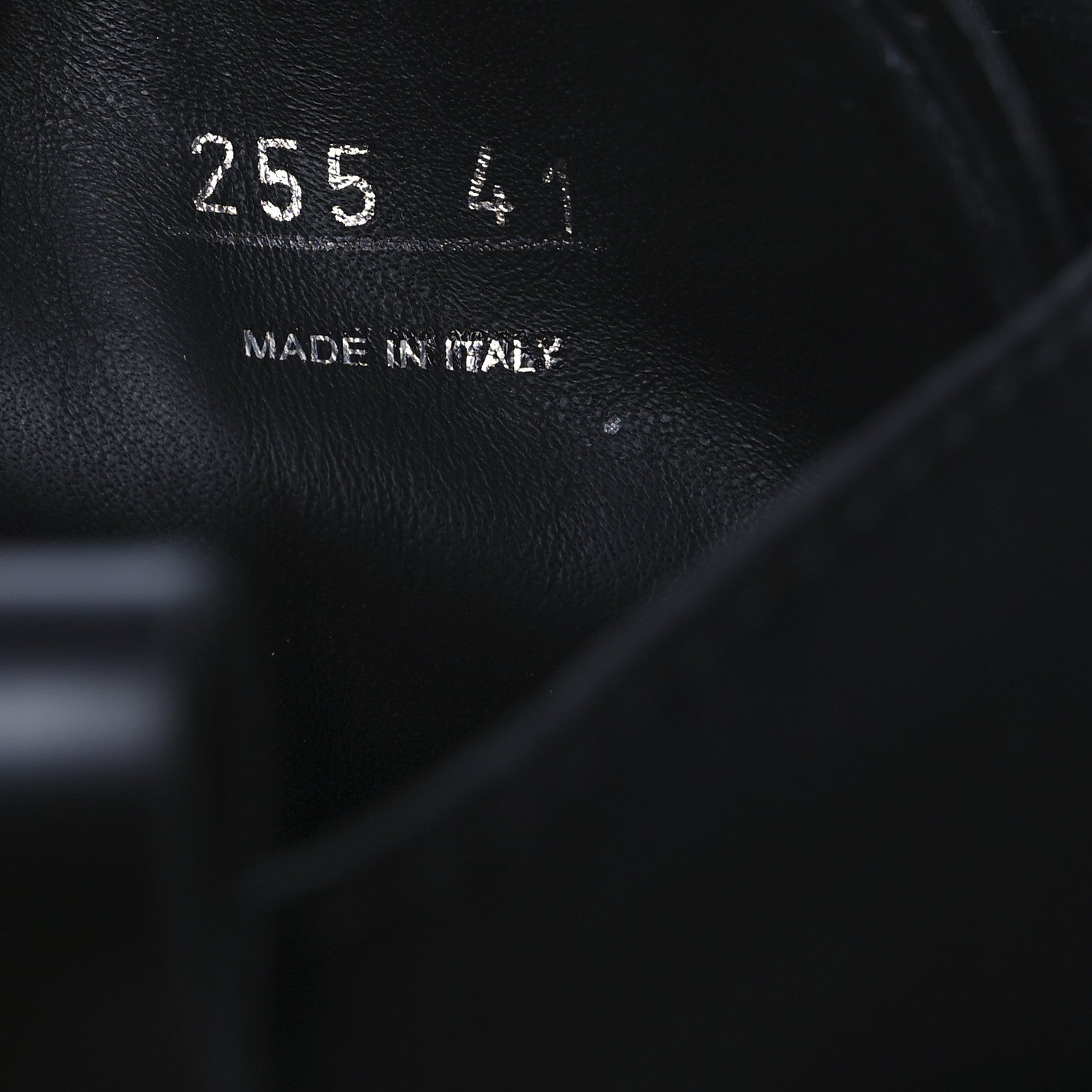 Prada Spazzolato Rois Re-Nylon Metal Triangle Logo Monolith Pouch Pocket 55mm Boots 41 Black 9 of 14