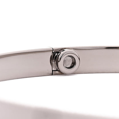 Cartier 18K White Gold Small LOVE Bracelet 17 5 of 7