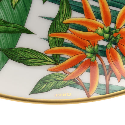 Hermes Porcelain Passifolia Dessert Plate N°1 Set of 2 6 of 8