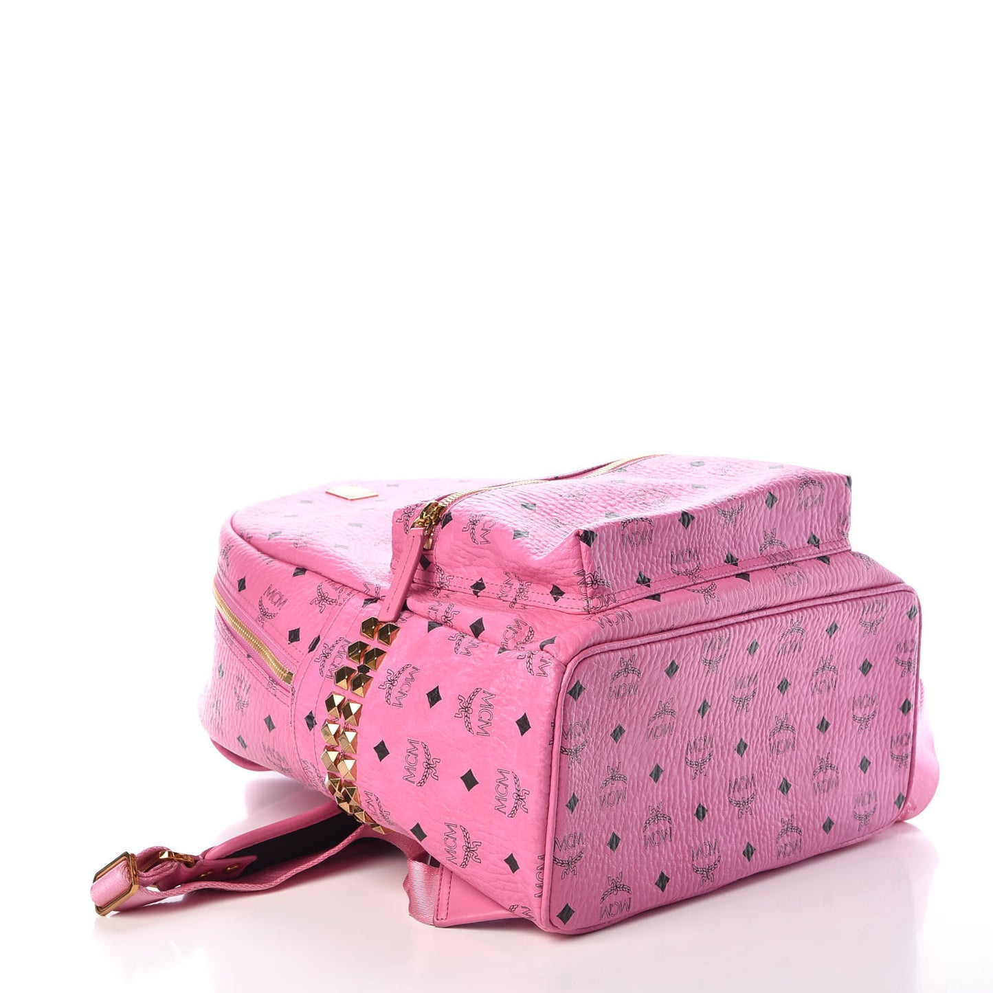 Visetos Medium Side Studs Stark Backpack Pink
