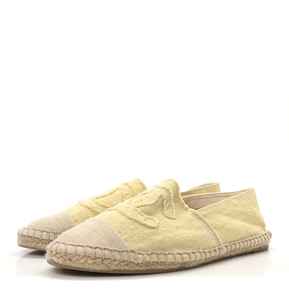 Chanel Tweed CC Espadrilles 39 Yellow 4 of 8