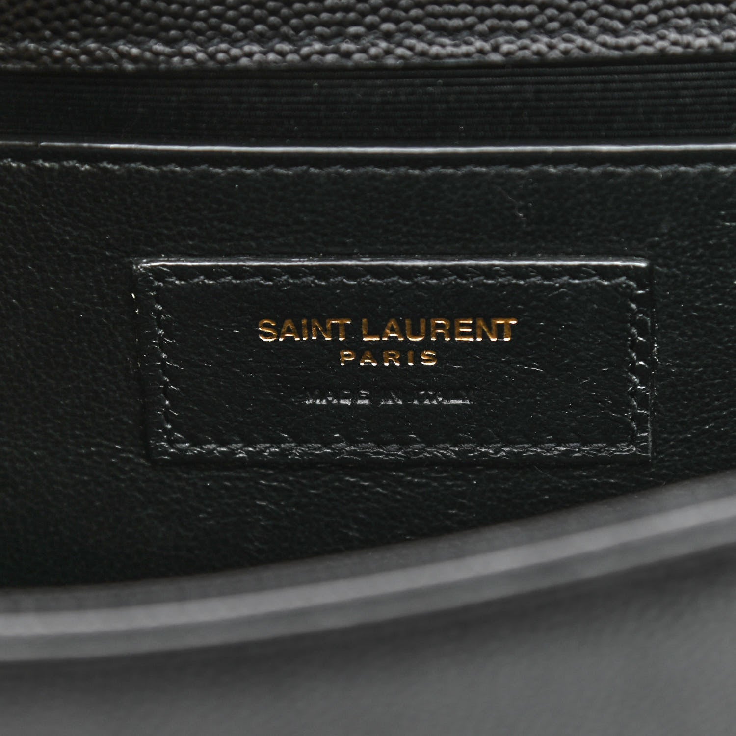 Saint Laurent Grain De Poudre Small Monogram Kate Satchel Black 7 of 9