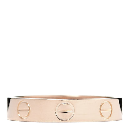 Cartier 18K Pink Gold 3.5mm LOVE Wedding Band Ring 50 5.25 1 of 5