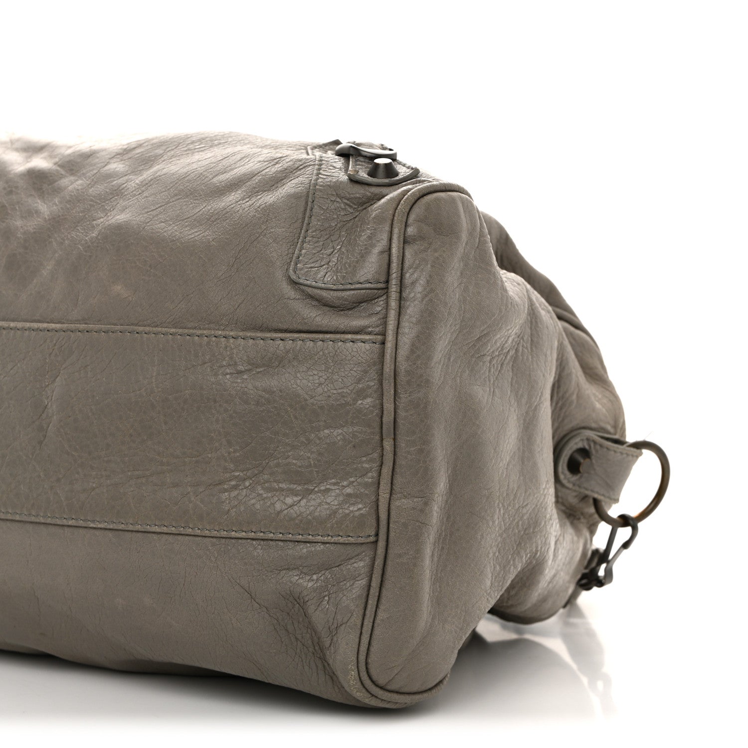 Balenciaga Agneau Classic Hardware Boston Gris Pyrite 11 of 17