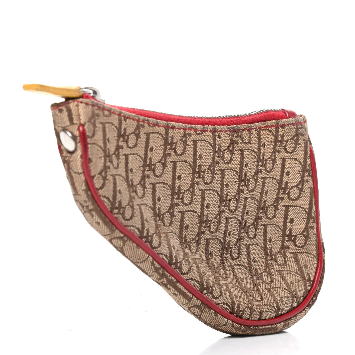 Christian Dior Monogram Rasta Saddle Coin Purse Beige 3 of 6
