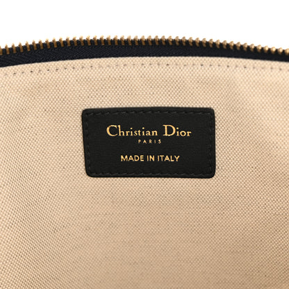 Christian Dior Oblique Pouch Clutch Blue 6 of 8