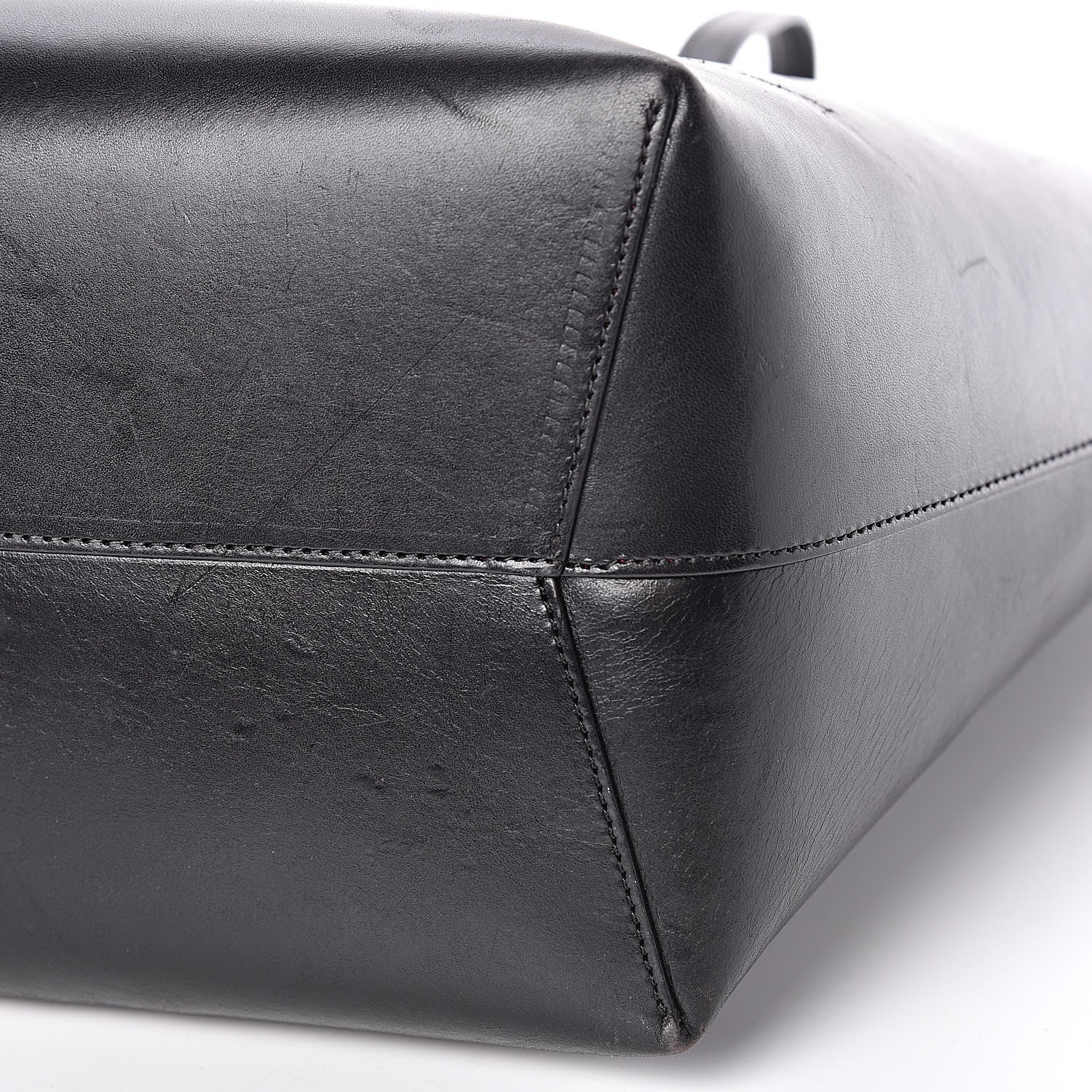 Mansur Gavriel Smooth Calfskin Large Shopping Tote Black 17 of 20