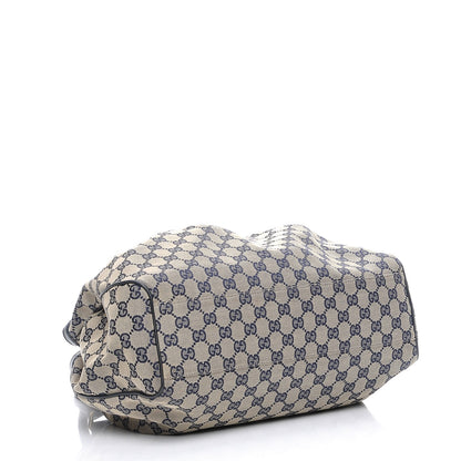 Gucci Monogram Medium Sukey Tote Navy 4 of 7