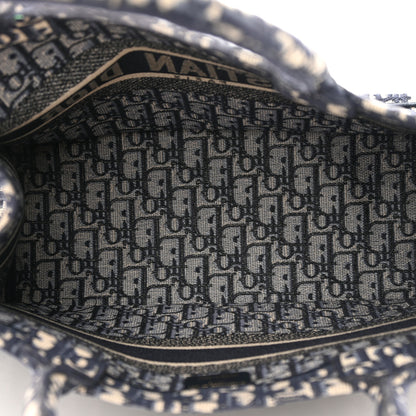 Christian Dior Oblique Medium Book Tote Blue Multicolor 5 of 15