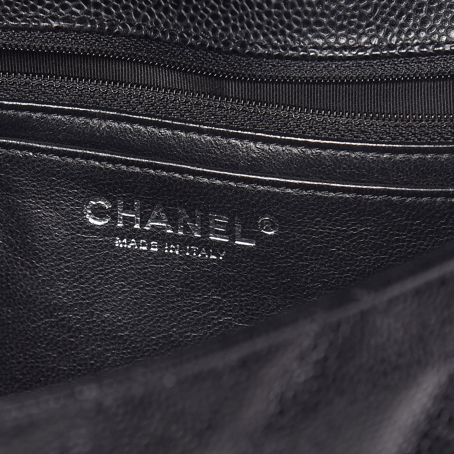 Caviar Quilted Jumbo Single Flap Black