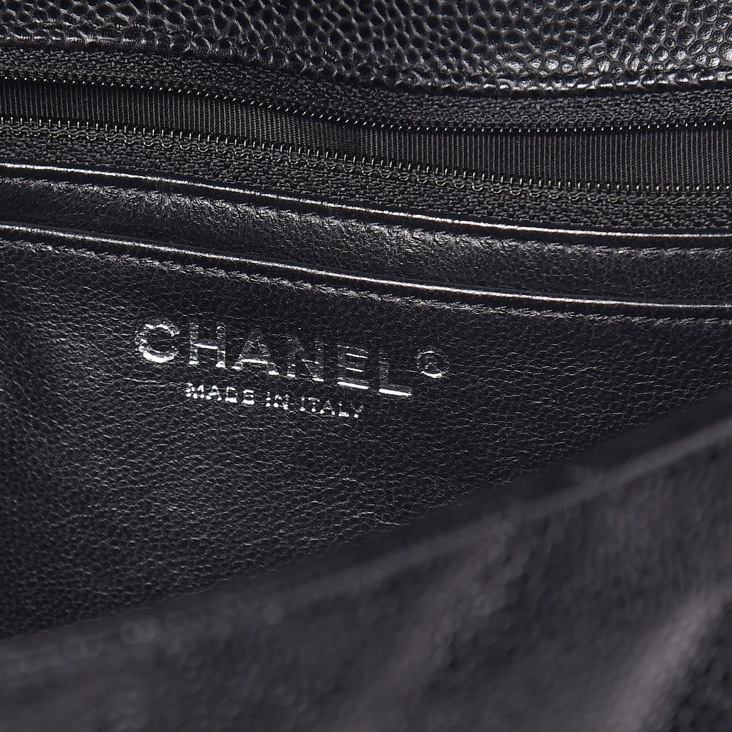 Chanel Caviar Quilted Jumbo Single Flap Black 8 of 13