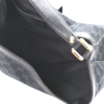 Gucci Monogram Large New Ladies Web Hobo Black 5 of 14