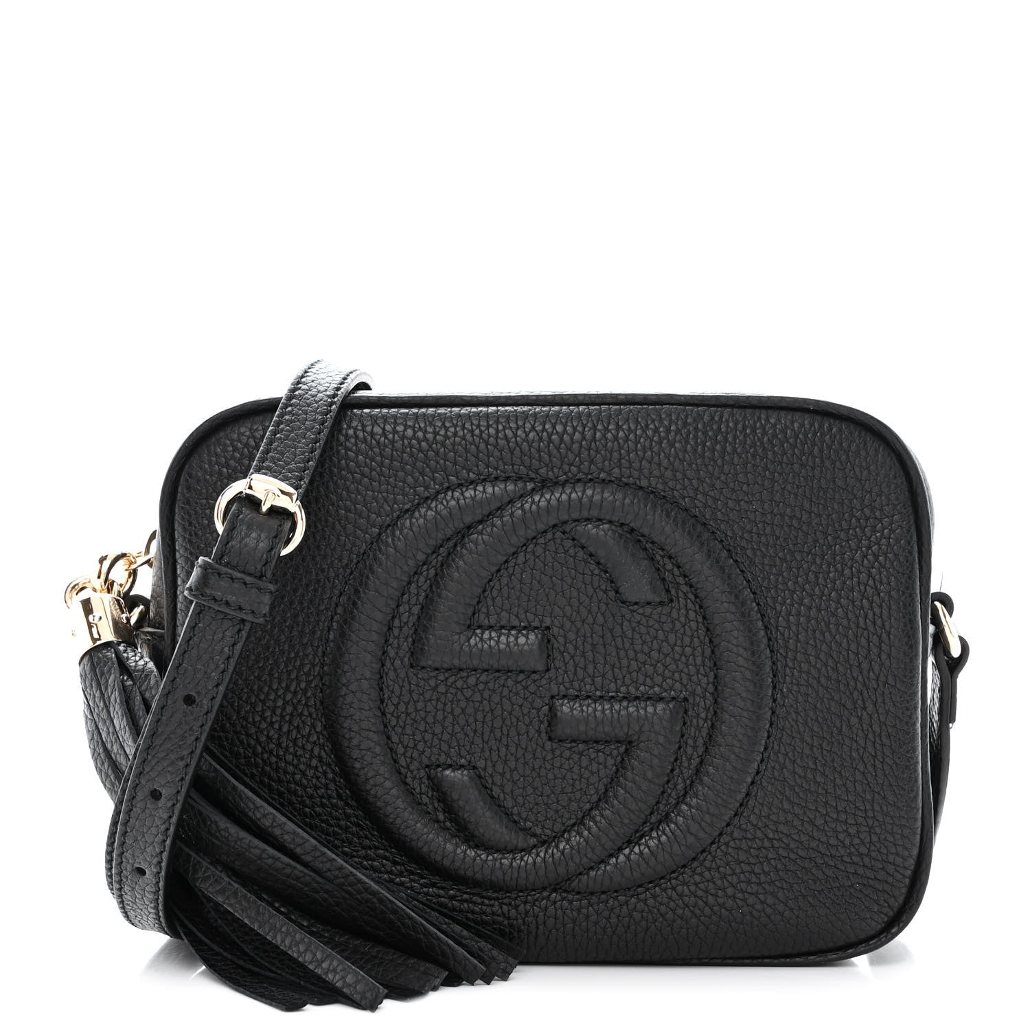 Gucci Pebbled Calfskin Small Soho Disco Bag Black 1 of 10