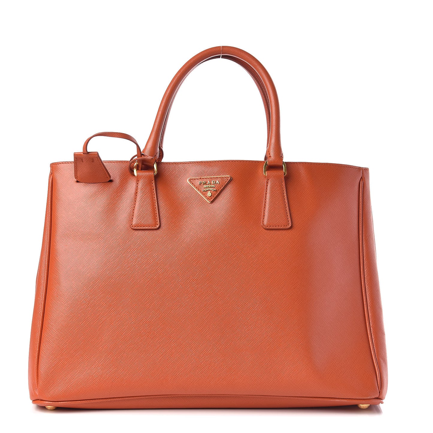 Saffiano Lux Large Tote Papaya