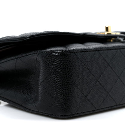 Chanel Caviar Quilted Medium Double Flap Black 10 of 12