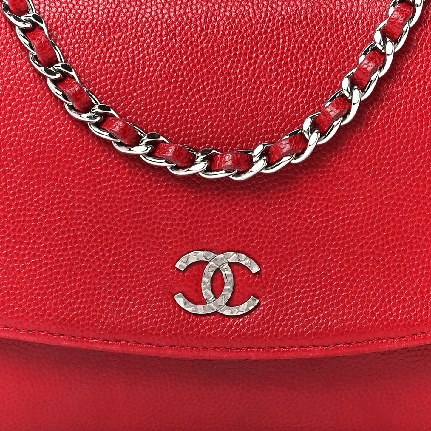 Caviar Sevruga Wallet on Chain WOC Red