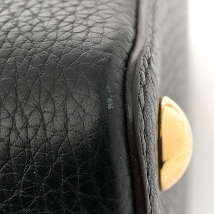 Louis Vuitton Taurillon Capucines BB Black 11 of 11