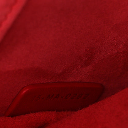 Christian Dior Lambskin Cannage Medium Lady D-Joy Red 7 of 11