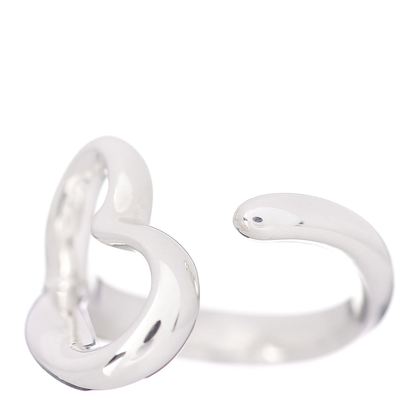 Elsa Peretti Sterling Silver Open Heart Ring 45 3.25