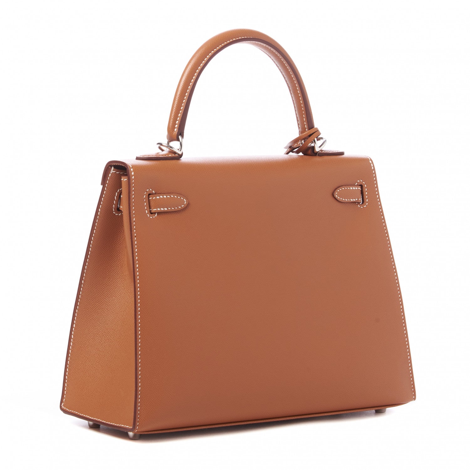 Hermes Madame Calfskin Kelly Sellier 25 Gold 2 of 32