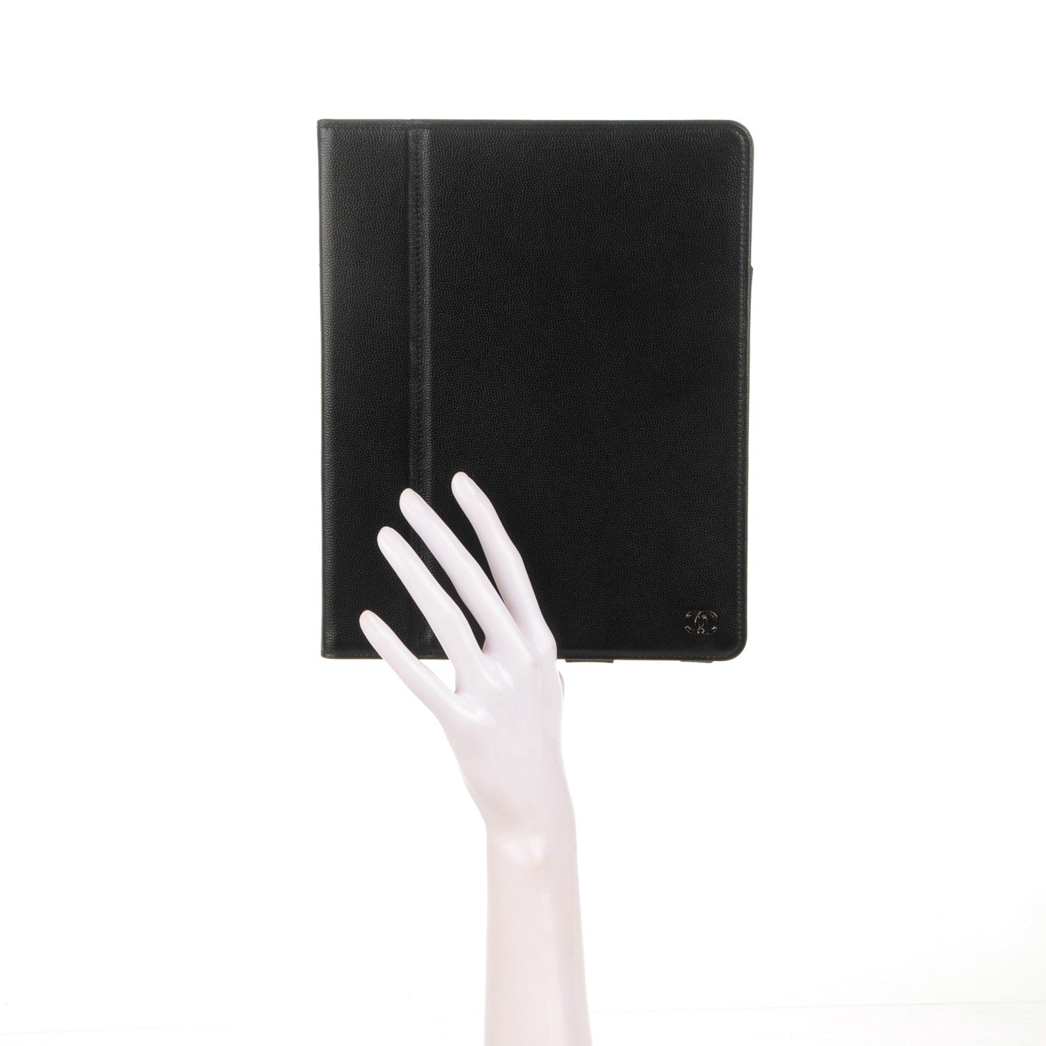 Chanel Caviar Sevruga iPad Case Black 2 of 7