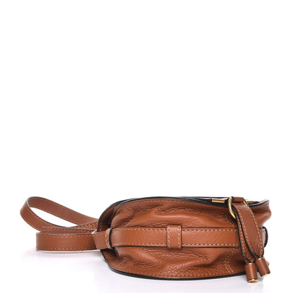 Chloe Calfskin Mini Marcie Round Crossbody Bag Tan 4 of 9