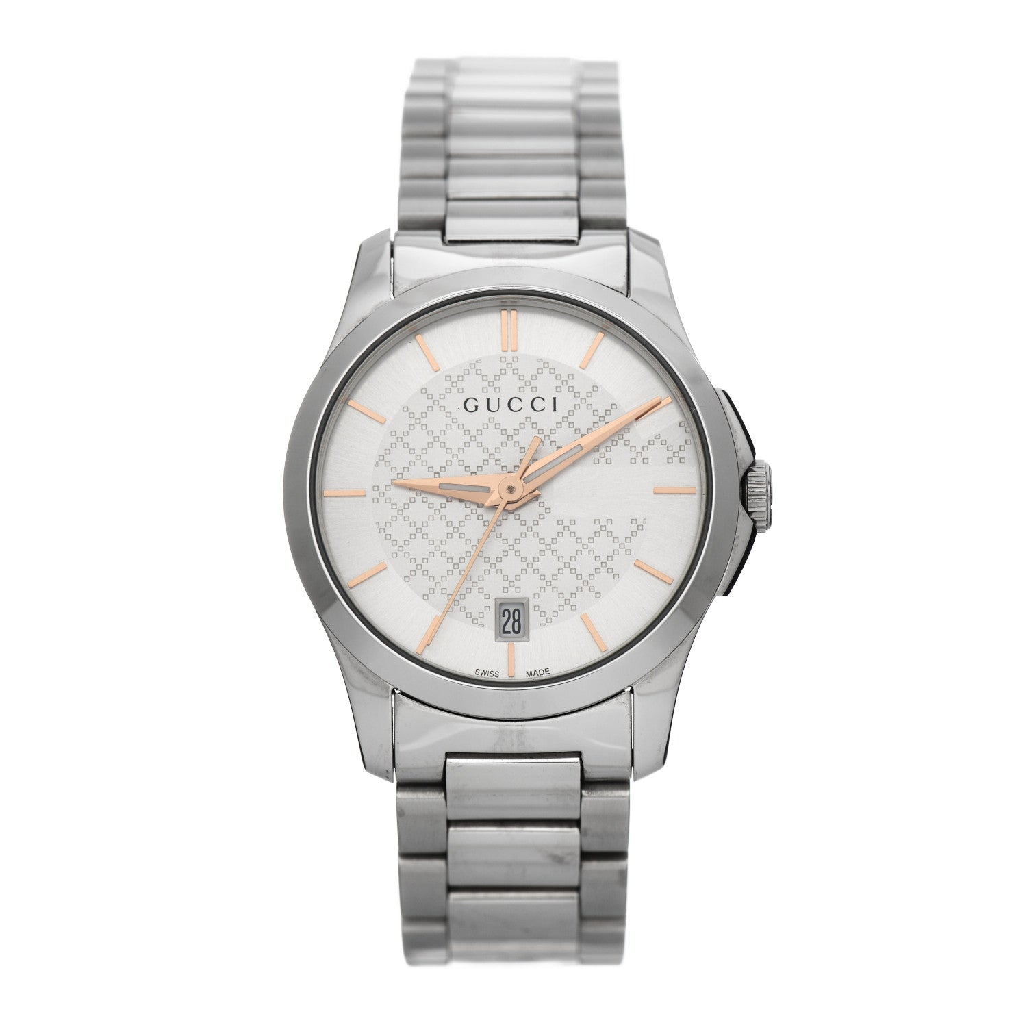 Gucci Stainless Steel 27mm G-Timeless Quartz Watch 1 of 6