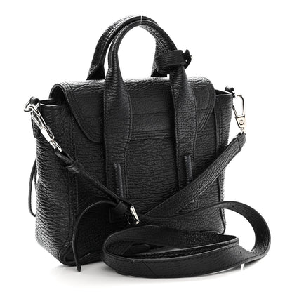3.1 Phillip Lim Textured Calfskin Mini Pashli Satchel Black 3 of 9